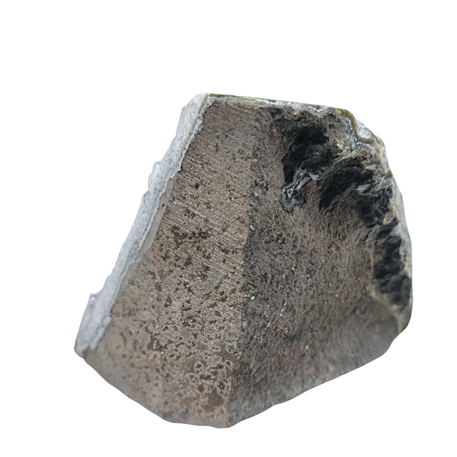 Cluster -Druzy with Cut Base -Amethyst -441g -Cluster -Aromes Evasions