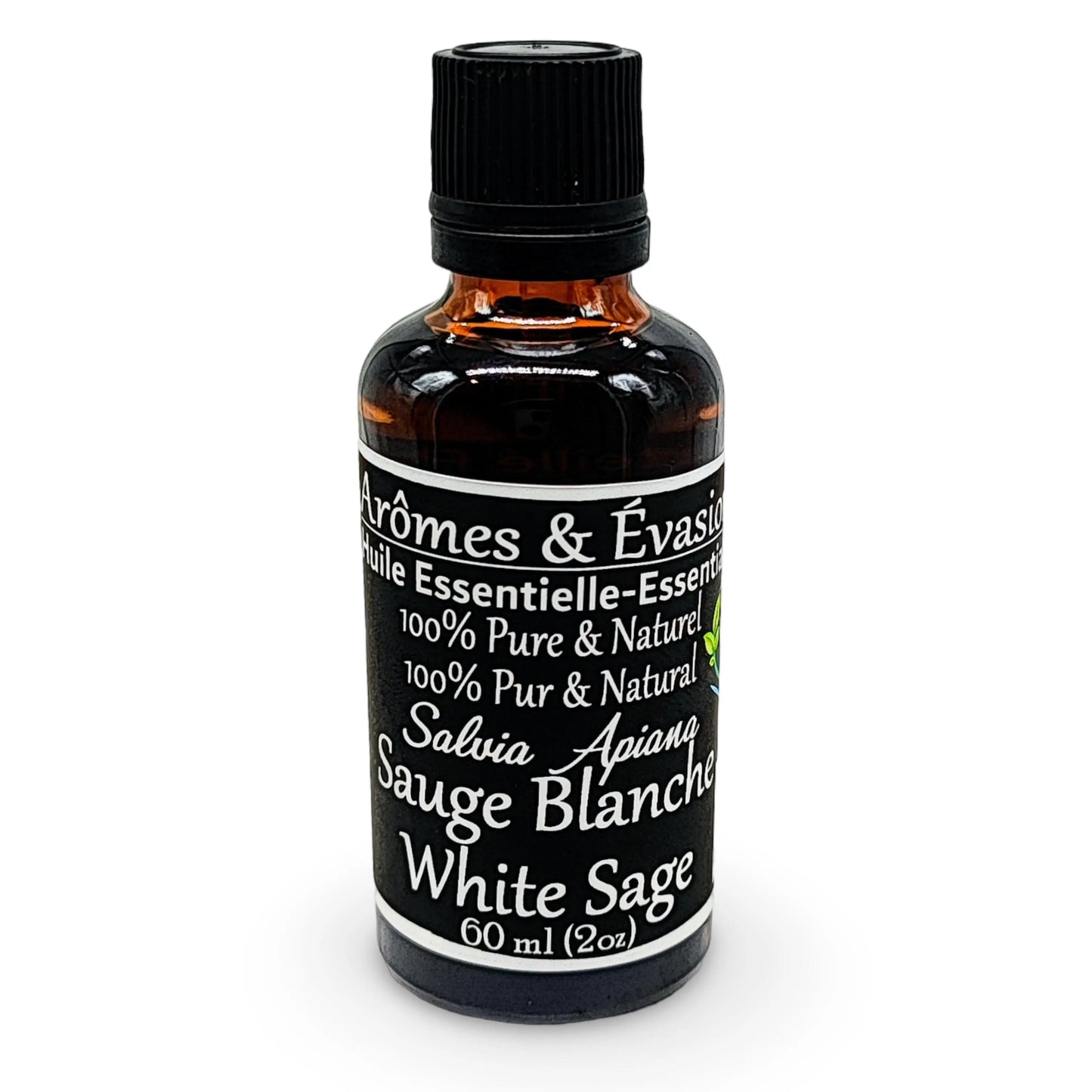 Essential Oil - White Sage (Salvia Apiana) 500 ml 18 oz