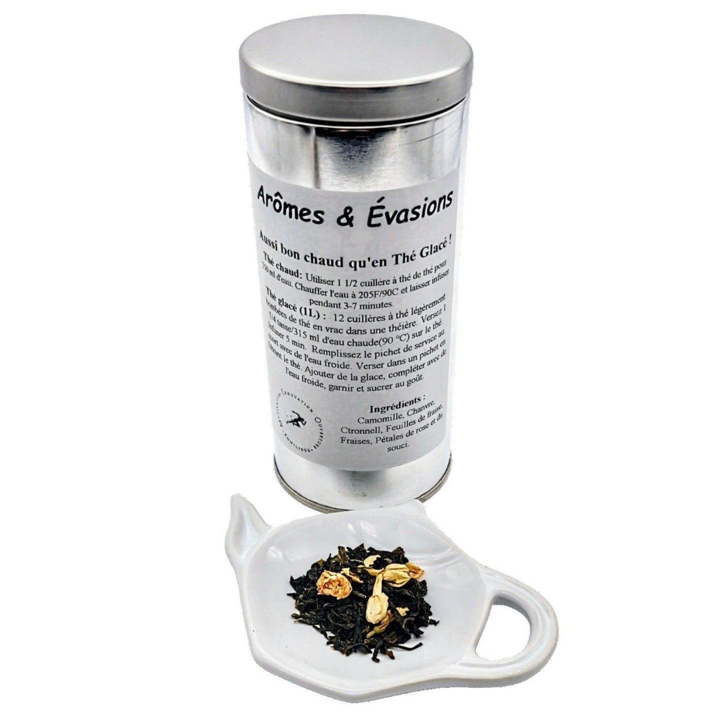 Green Tea -Niagara Peach -Loose Tea Green Tea Aromes Evasions