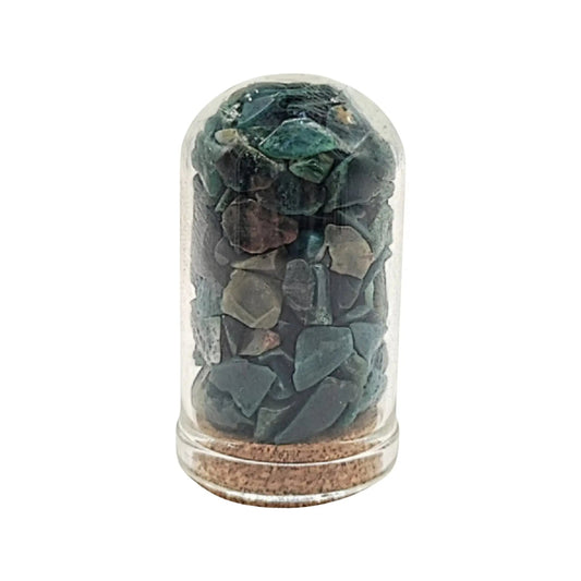 Home Decor -Small Decorative Bell -Bloodstone -15ml -Gemstone Bell -Aromes Evasions