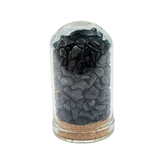 Home Decor -Small Decorative Bell -Obsidian -15ml -Gemstone Bell -Aromes Evasions