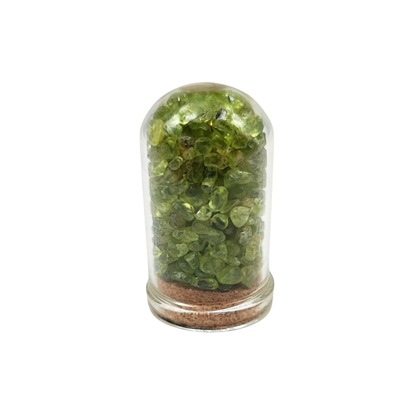 Home Decor -Small Decorative Bell -Peridot -15ml -Crystal Specimen -Aromes Evasions