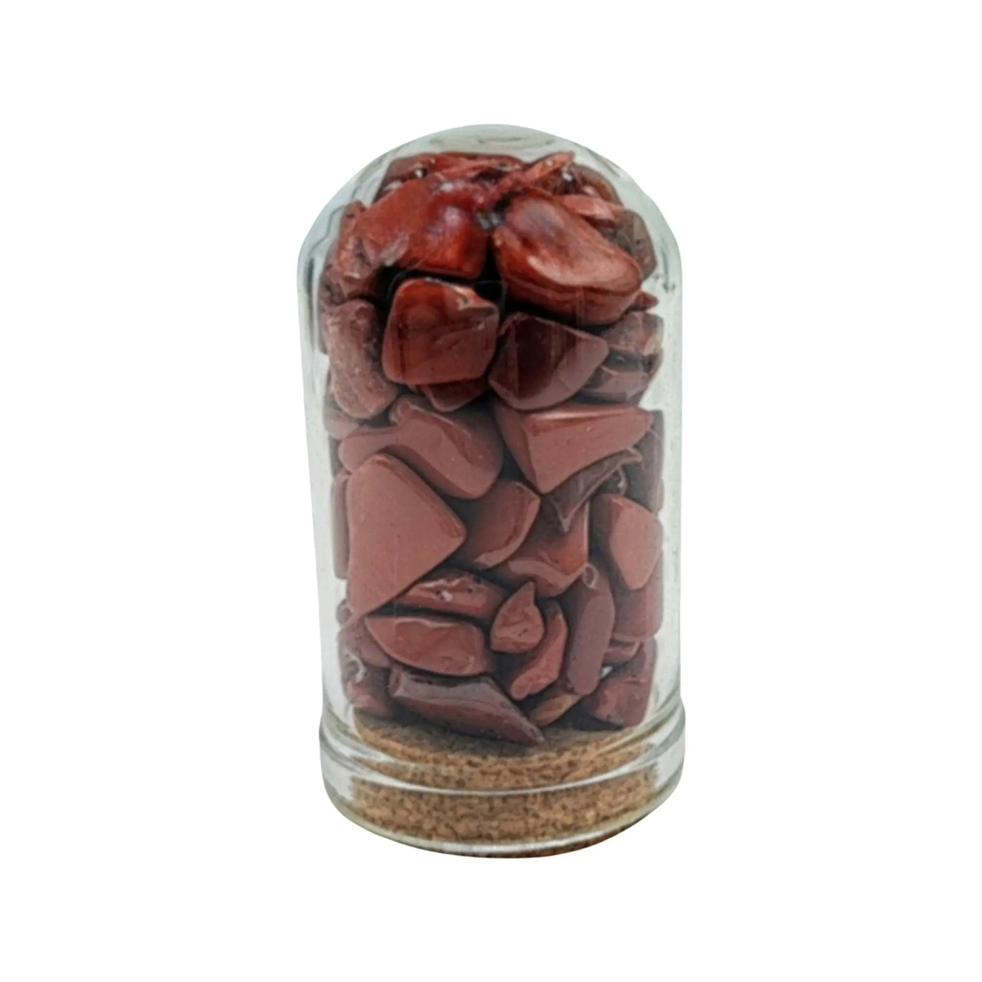 Home Decor -Small Decorative Bell -Red Jasper -15ml -Crystal Specimen -Aromes Evasions