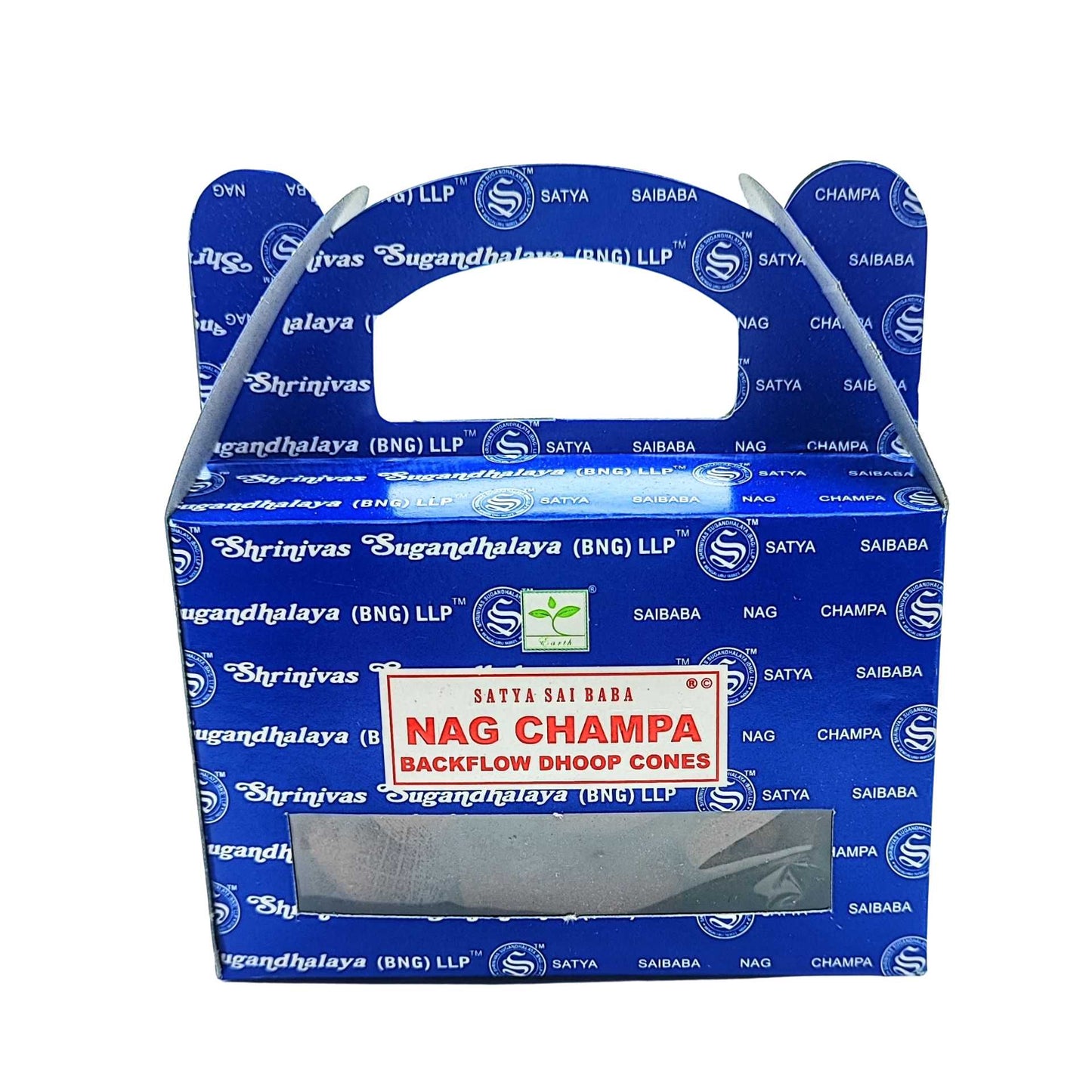 Incense -Backflow Cone -Satya -Nag Champa -Sai Baba -24 Cones -Cone -Aromes Evasions