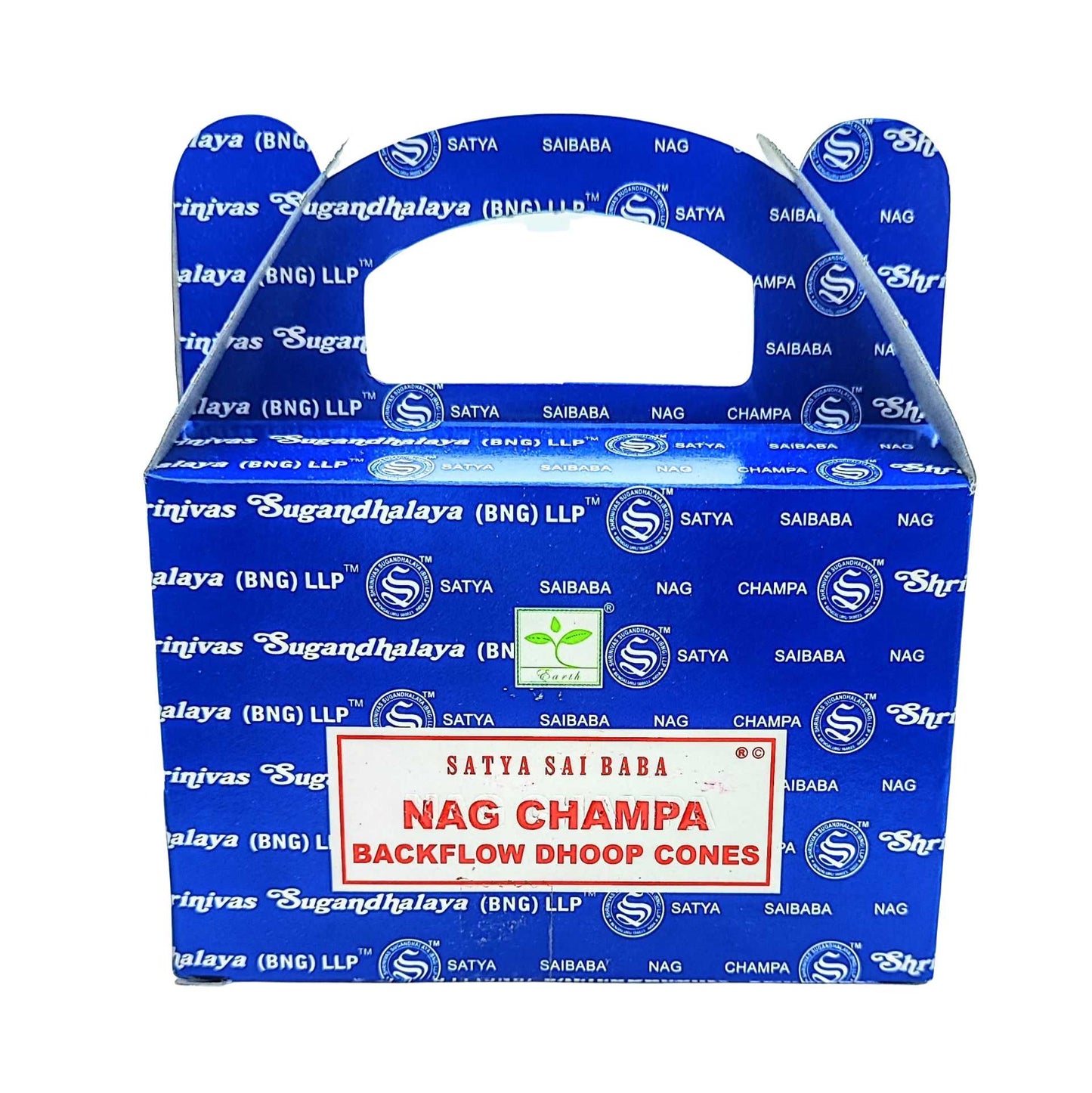 Incense -Backflow Cone -Satya -Nag Champa -Sai Baba -24 Cones -Cone -Aromes Evasions