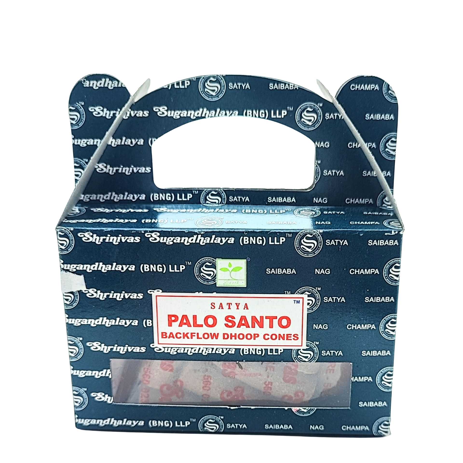 Incense -Satya -Backflow Cones -Palo Santo -24 Cones