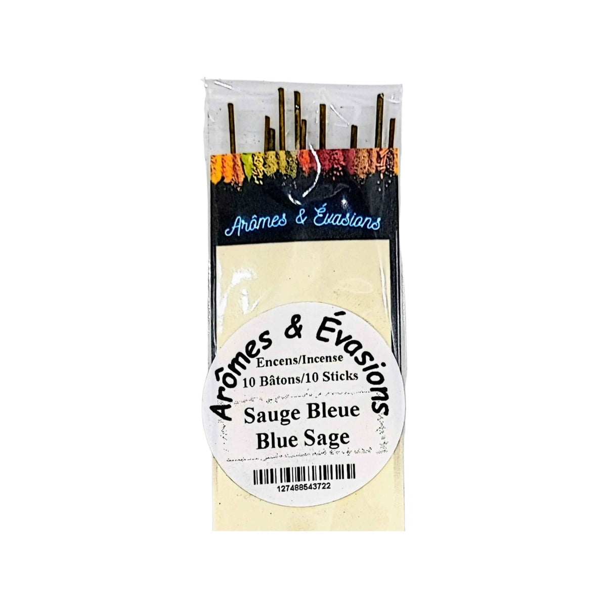 Incense Sticks - Blue Sage - Pack of 10 - Cayve's Mystic Nature Wholesale