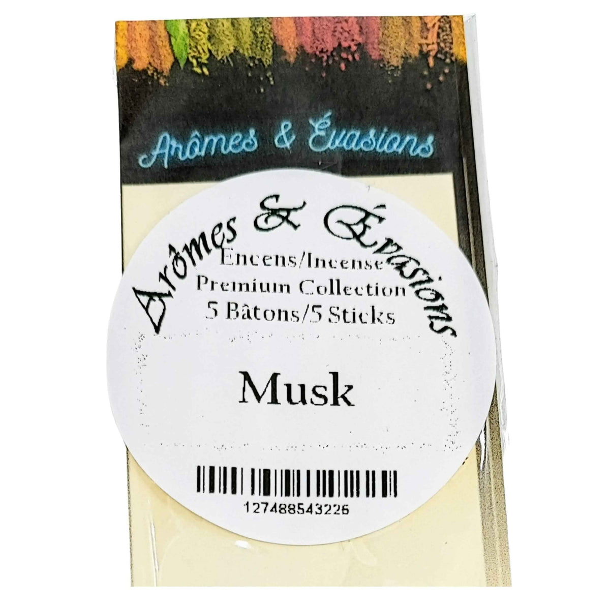Incense Sticks - Premium Collection - Musk - Pack of 5 Masala Sticks - Cayve's Mystic Nature Wholesale