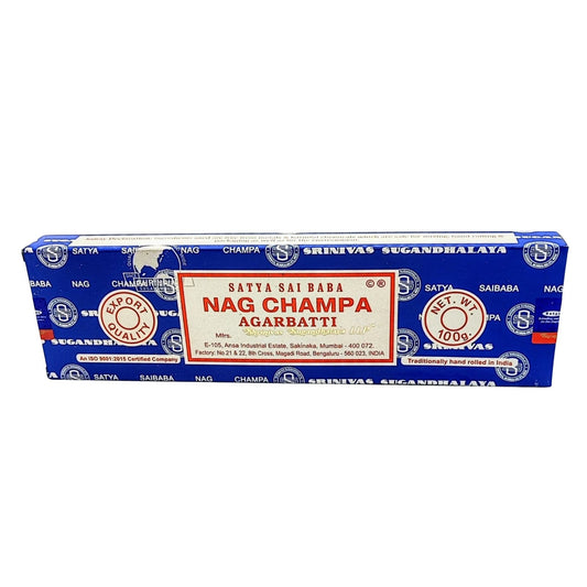 Incense Sticks - Satya - Nag Champa - Sai Baba - Box of 100g