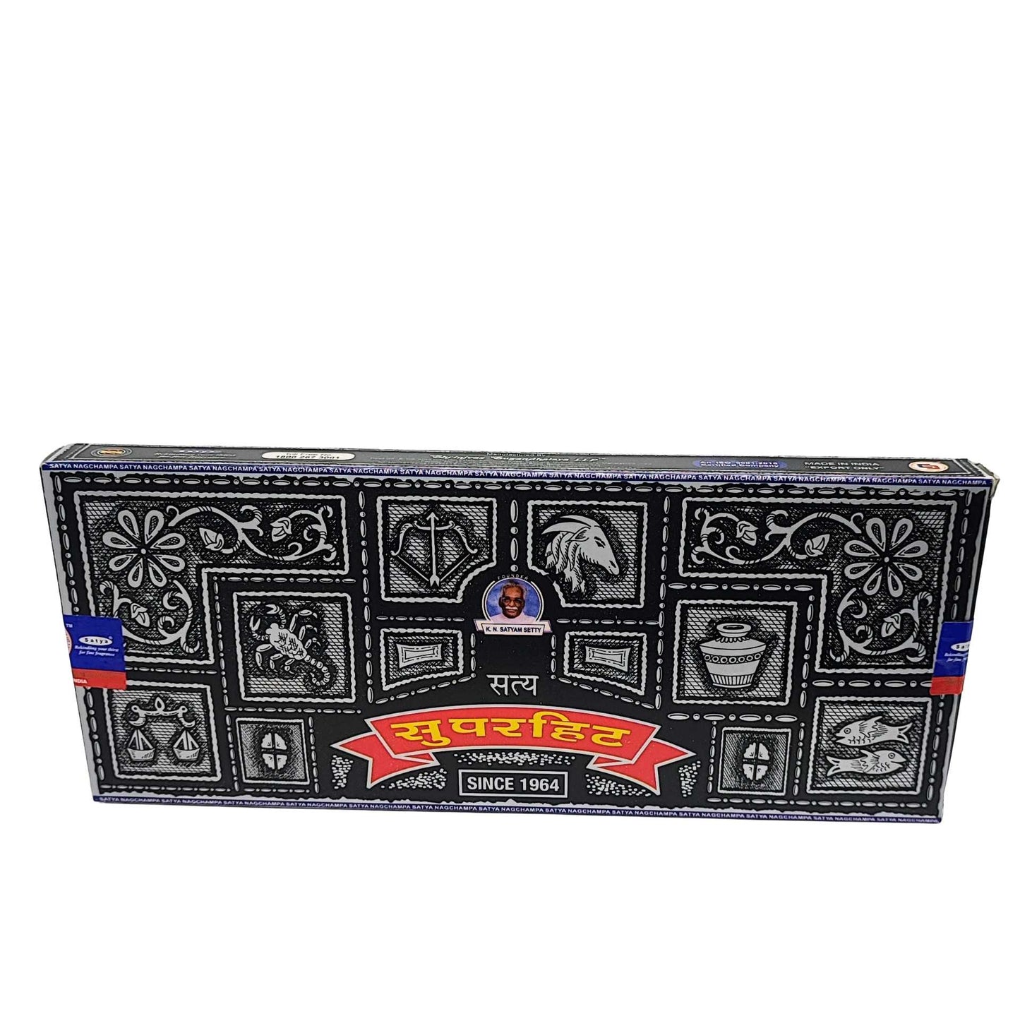 Incense Box -Satya -Super Hit -100g -Incense Sticks -Aromes Evasions