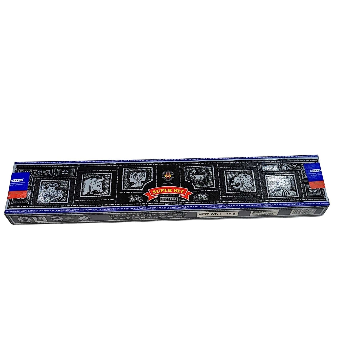 Incense Box -Satya -Super Hit -15g -Incense Sticks -Aromes Evasions