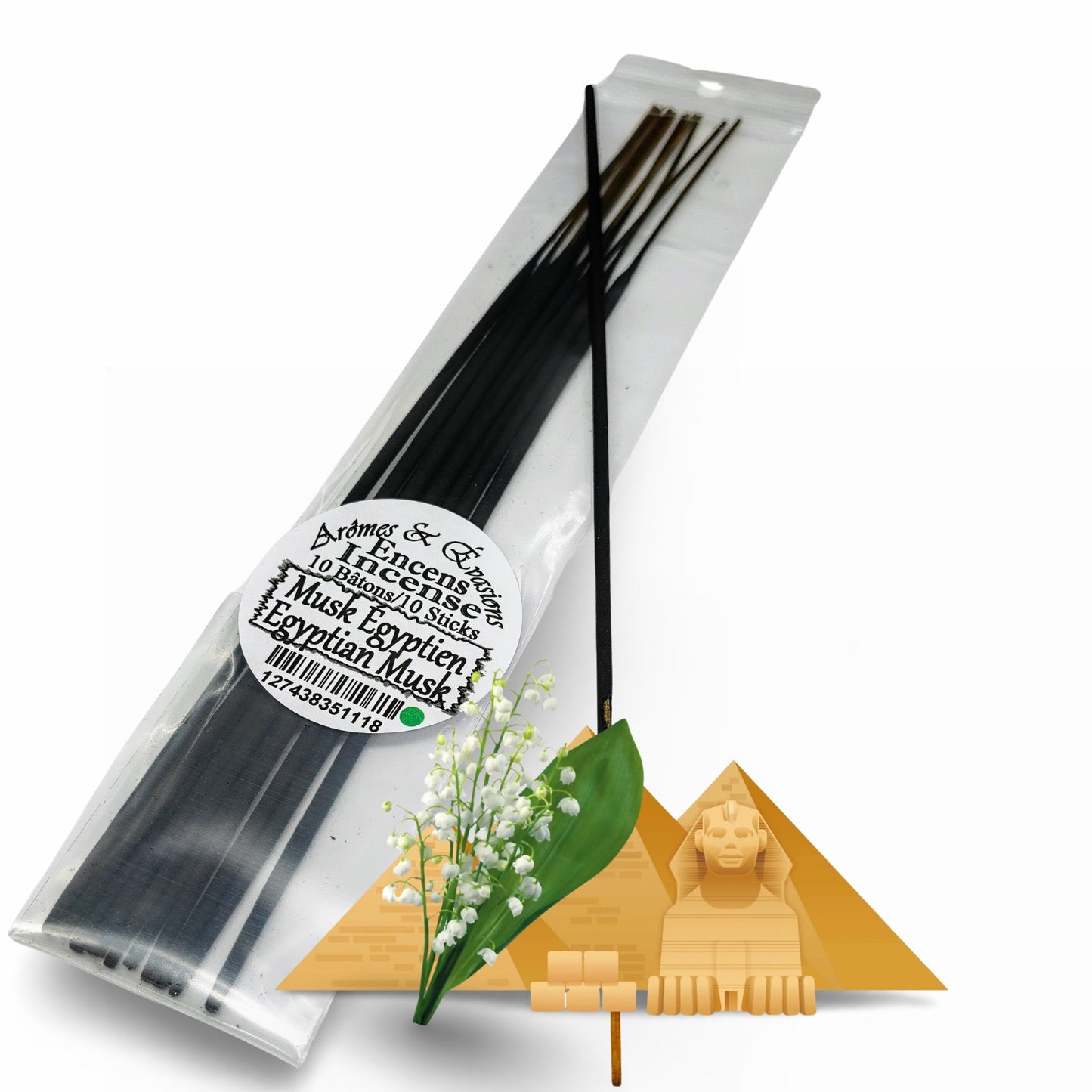 Incense Sticks - Egyptian Musk - Pack of 10
