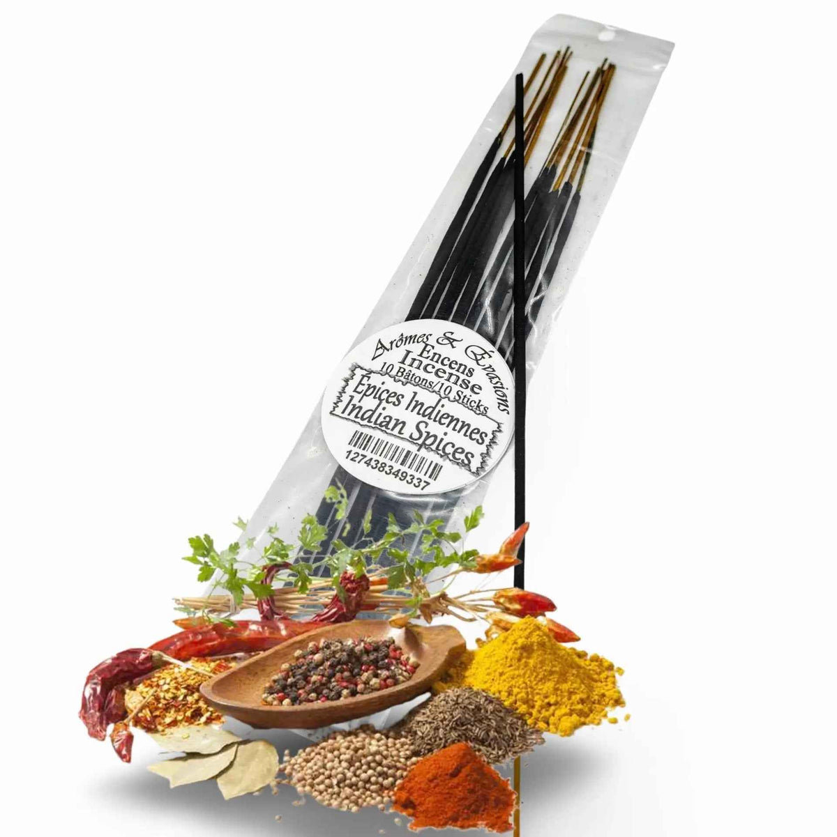 Incense Sticks - Indian Spice - Pack of 10 - Cayve's Mystic Nature Wholesale