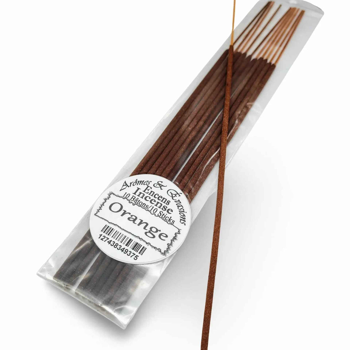 Incense Sticks - Orange - Pack of 10 - Cayve's Mystic Nature Wholesale