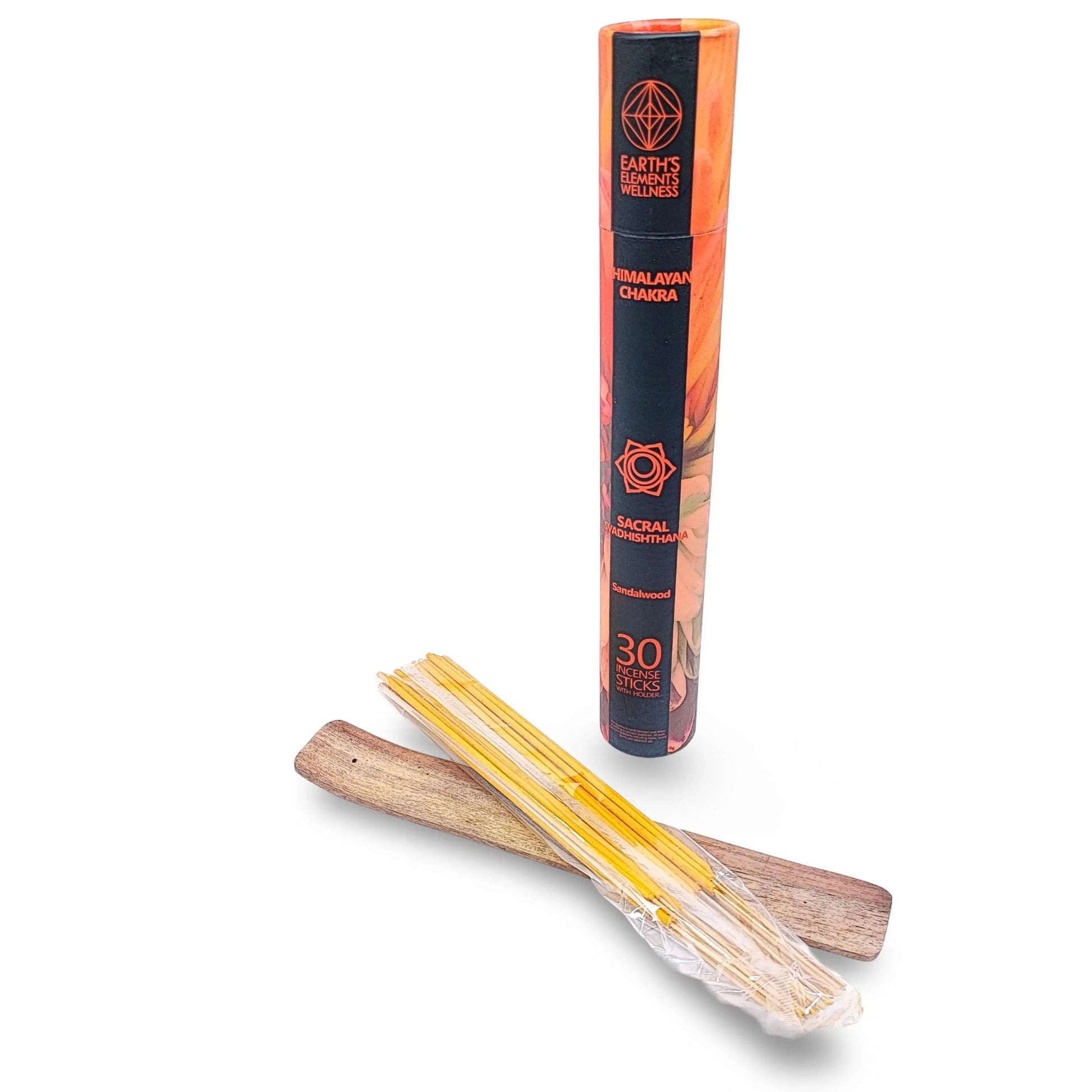 Incense Box Set - Himalayan Chakra Incense Sticks Sacral Chakra - Sandalwood