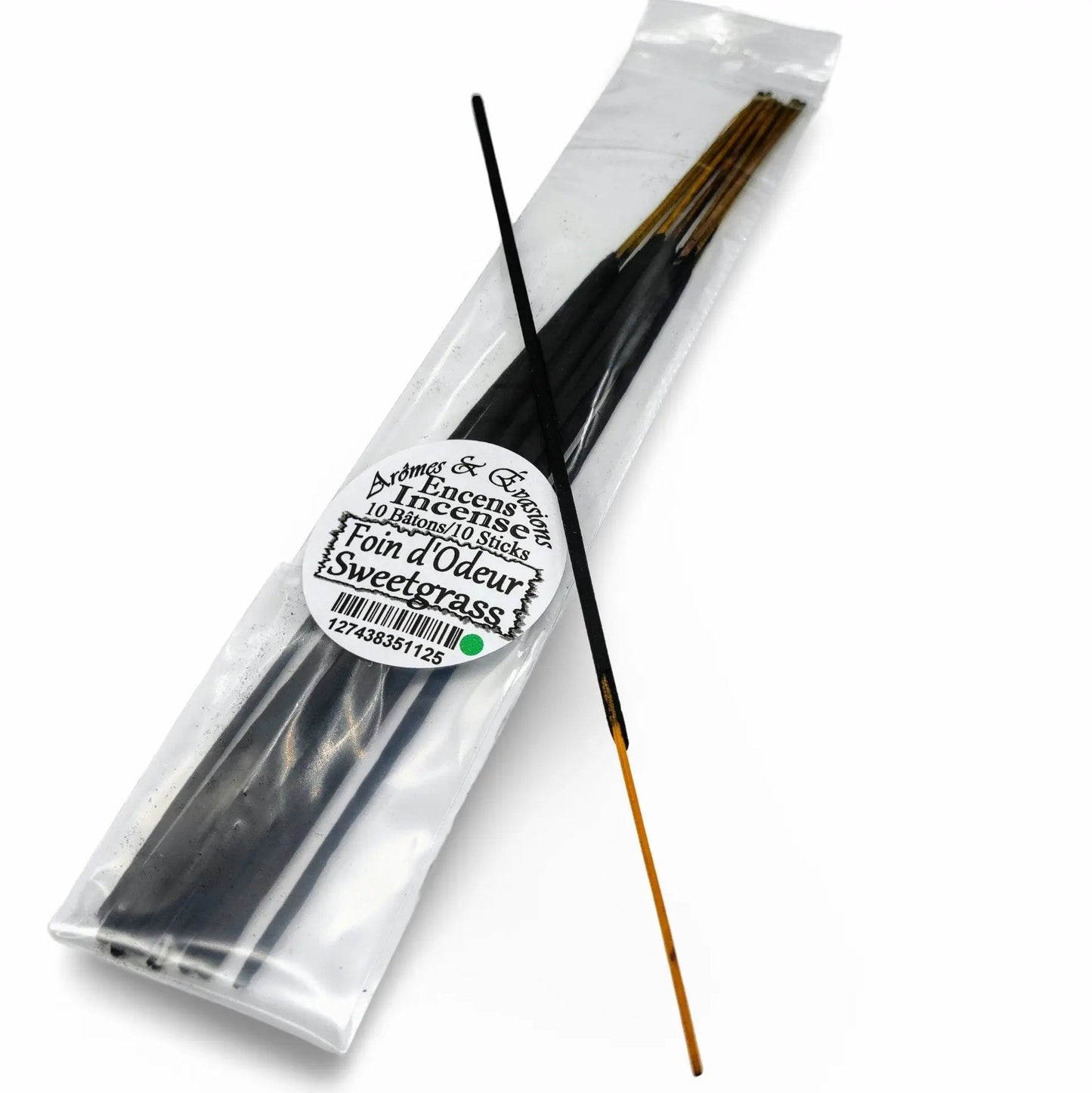 Incense Sticks - Sweetgrass - Pack of 10