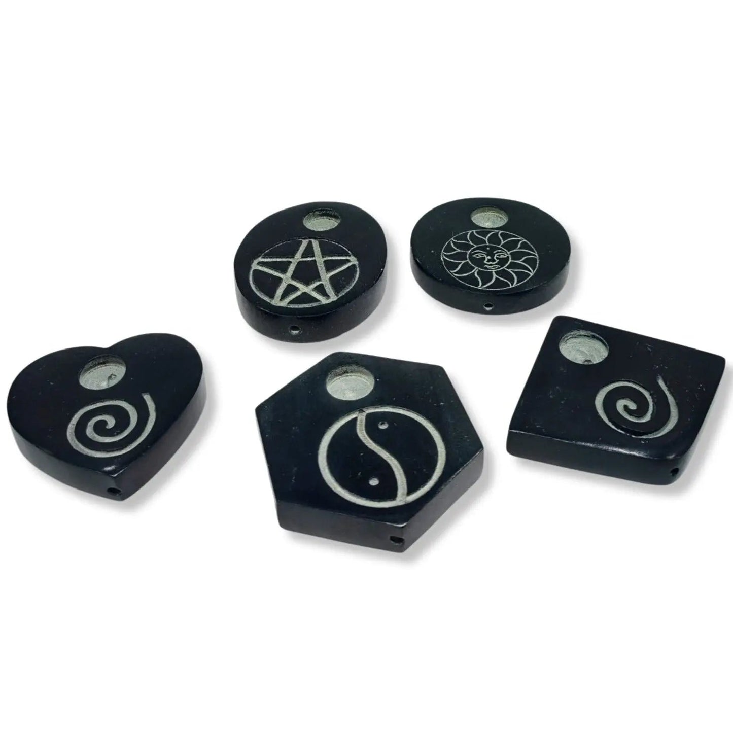 Incense Burner -Soapstone -Cone