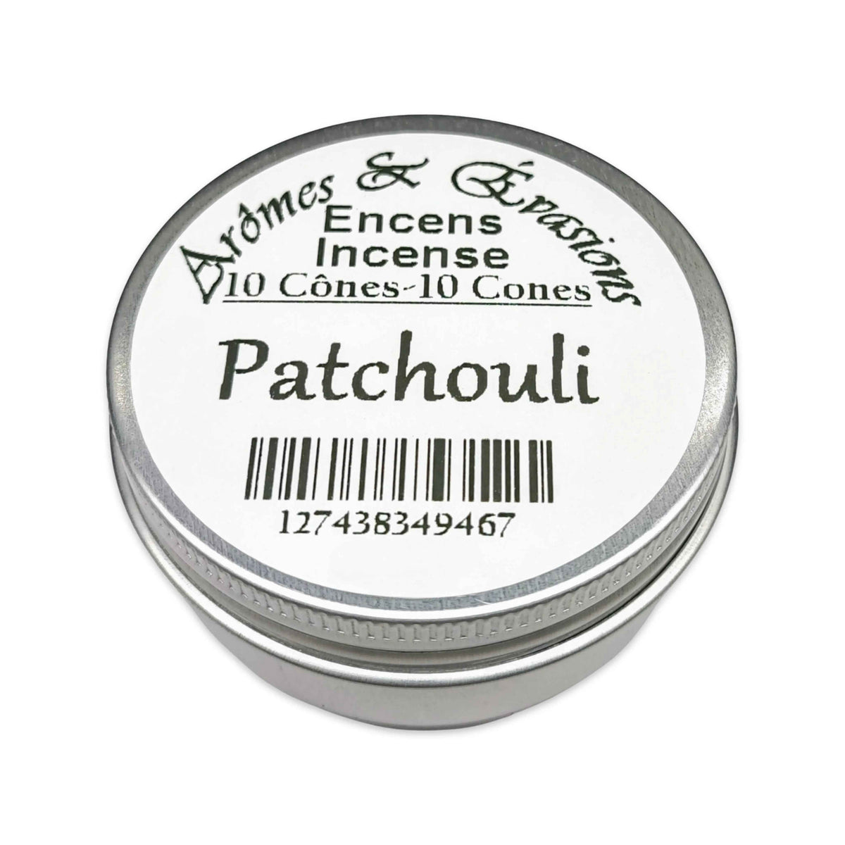 Incense Cones - Patchouli - 10 Cones - Cayve's Mystic Nature Wholesale