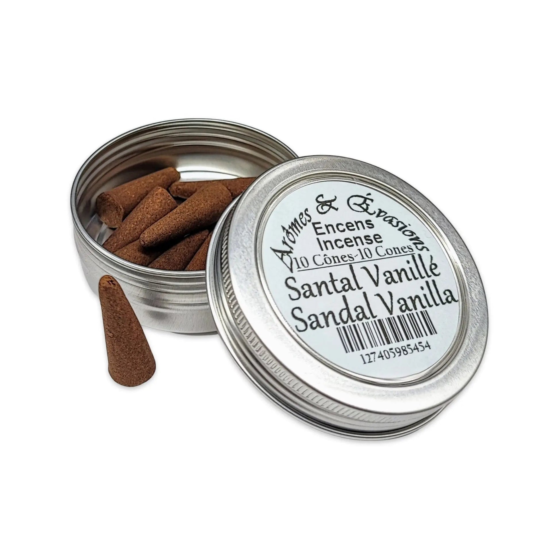 Incense Cones - Sandal & Vanilla - 10 Cones