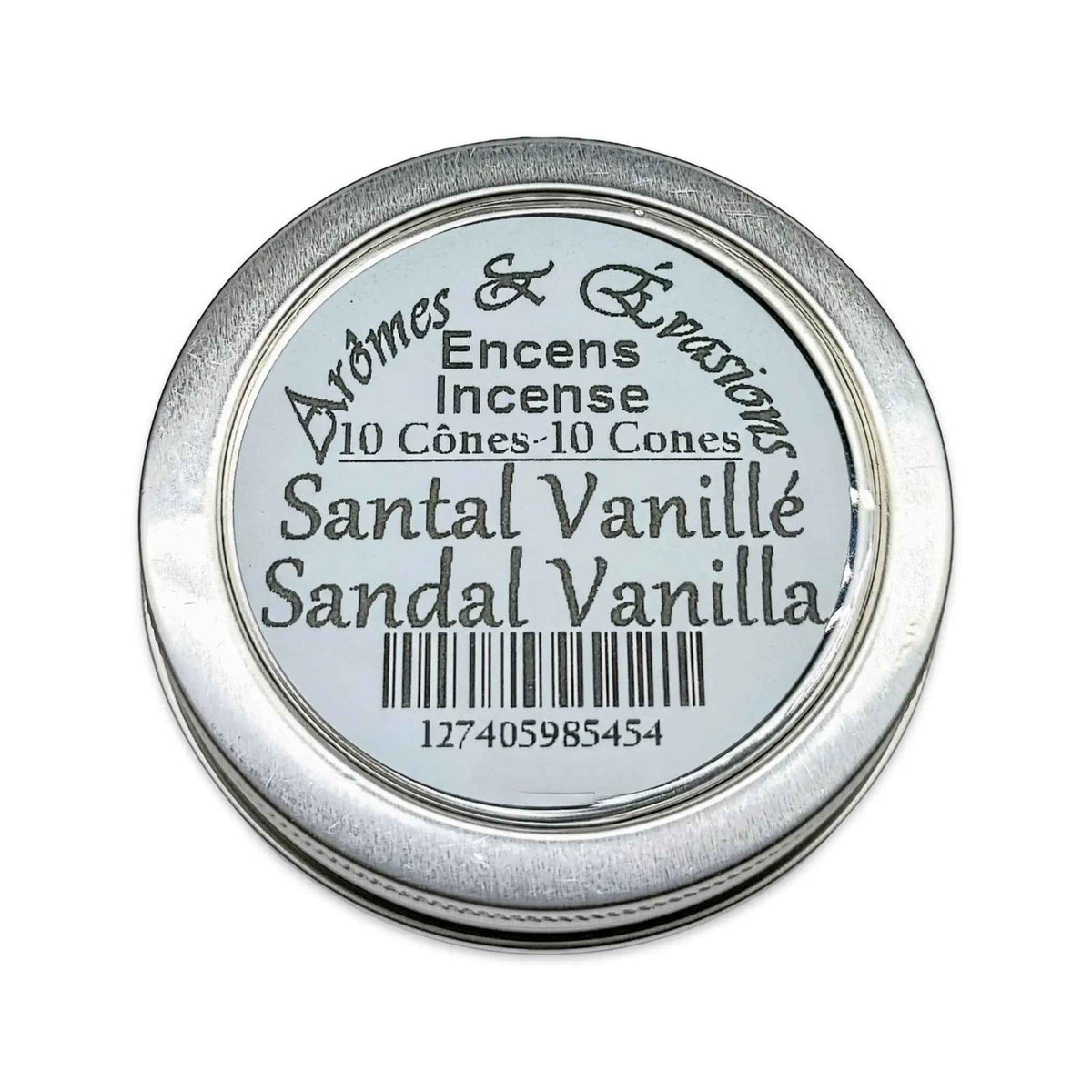 Incense Cones - Sandal & Vanilla - 10 Cones - Cayve's Mystic Nature Wholesale