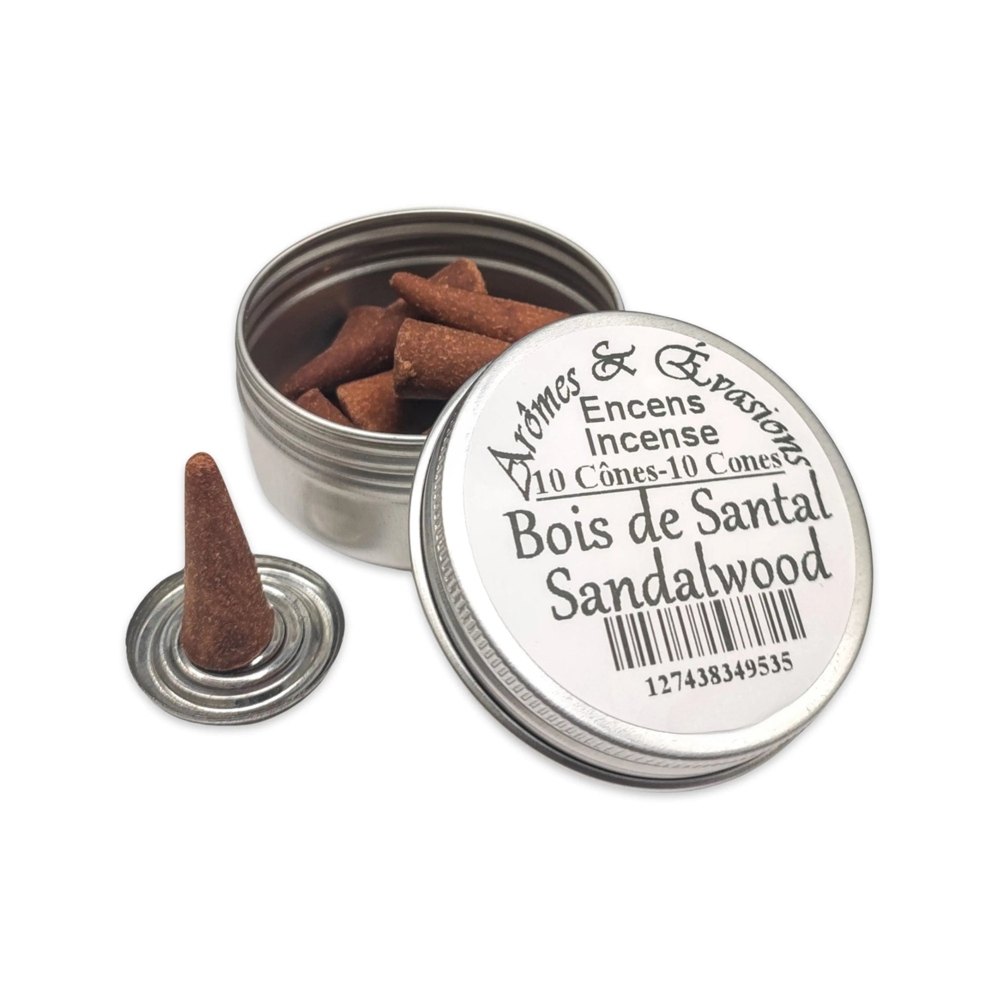 Incense Cones - Sandalwood - 10 Cones