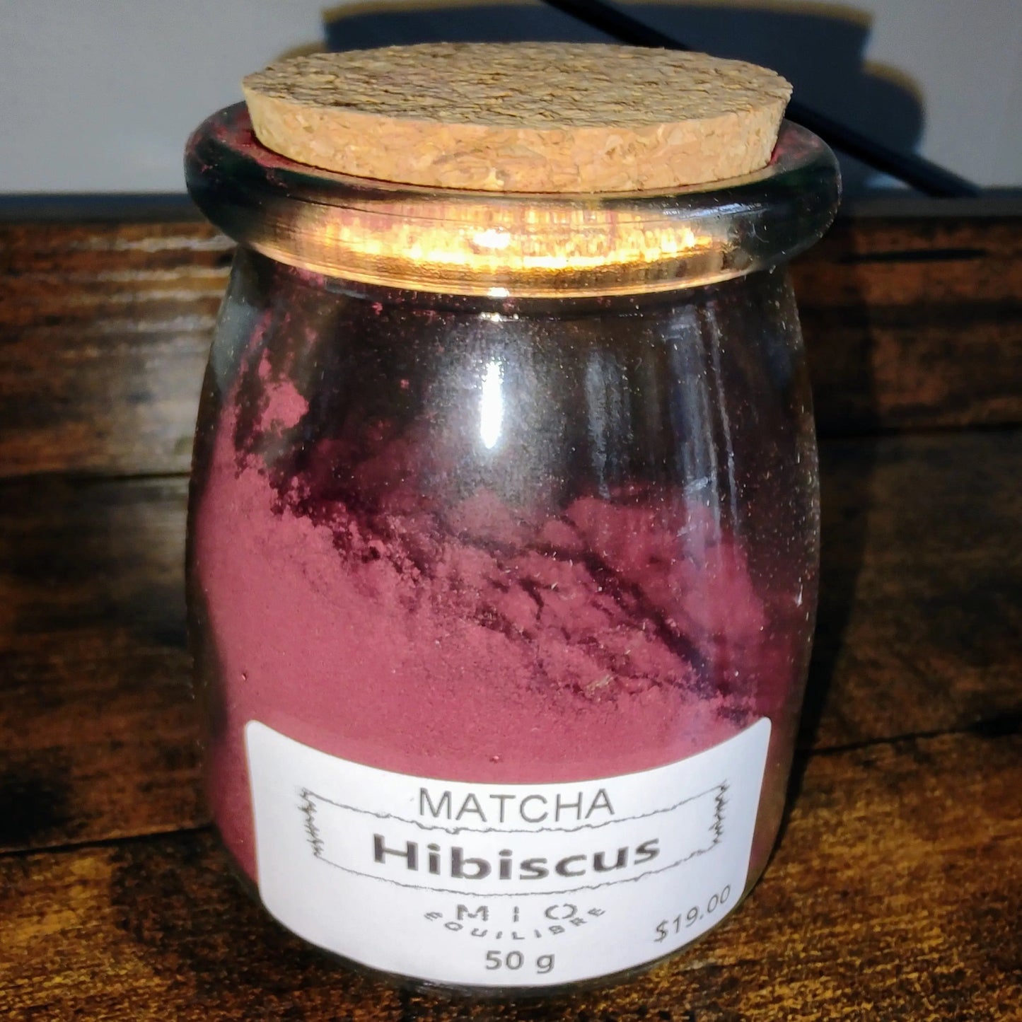 Matcha Tea - Organic Hibiscus Matcha - Loose Tea Matcha Tea Aromes Evasions