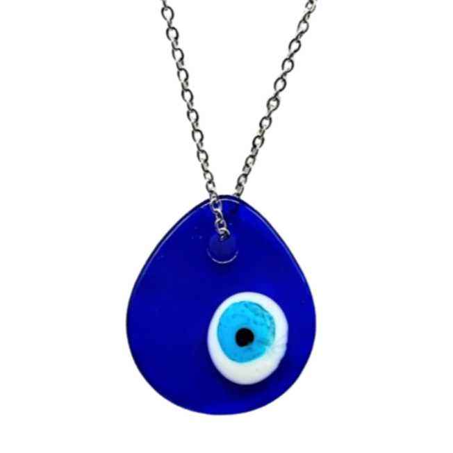 Necklace -Evil Eye Protection -Water Drop Shape - Cayve's Mystic Nature Wholesale
