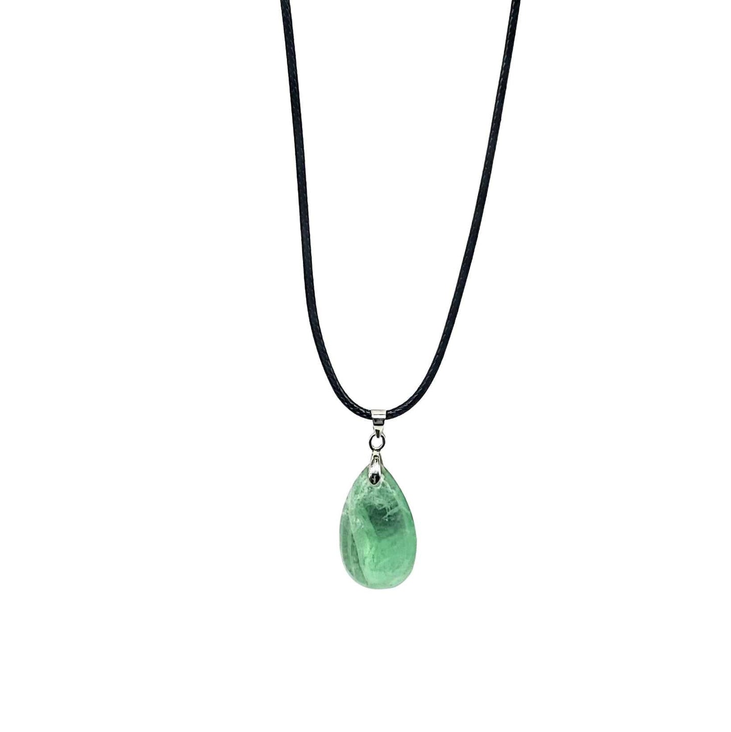 Necklace -Fluorite -Water Drop