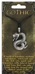 Necklace -Gothic Amulet Charm -Snakes -Wicca -Aromes Evasions