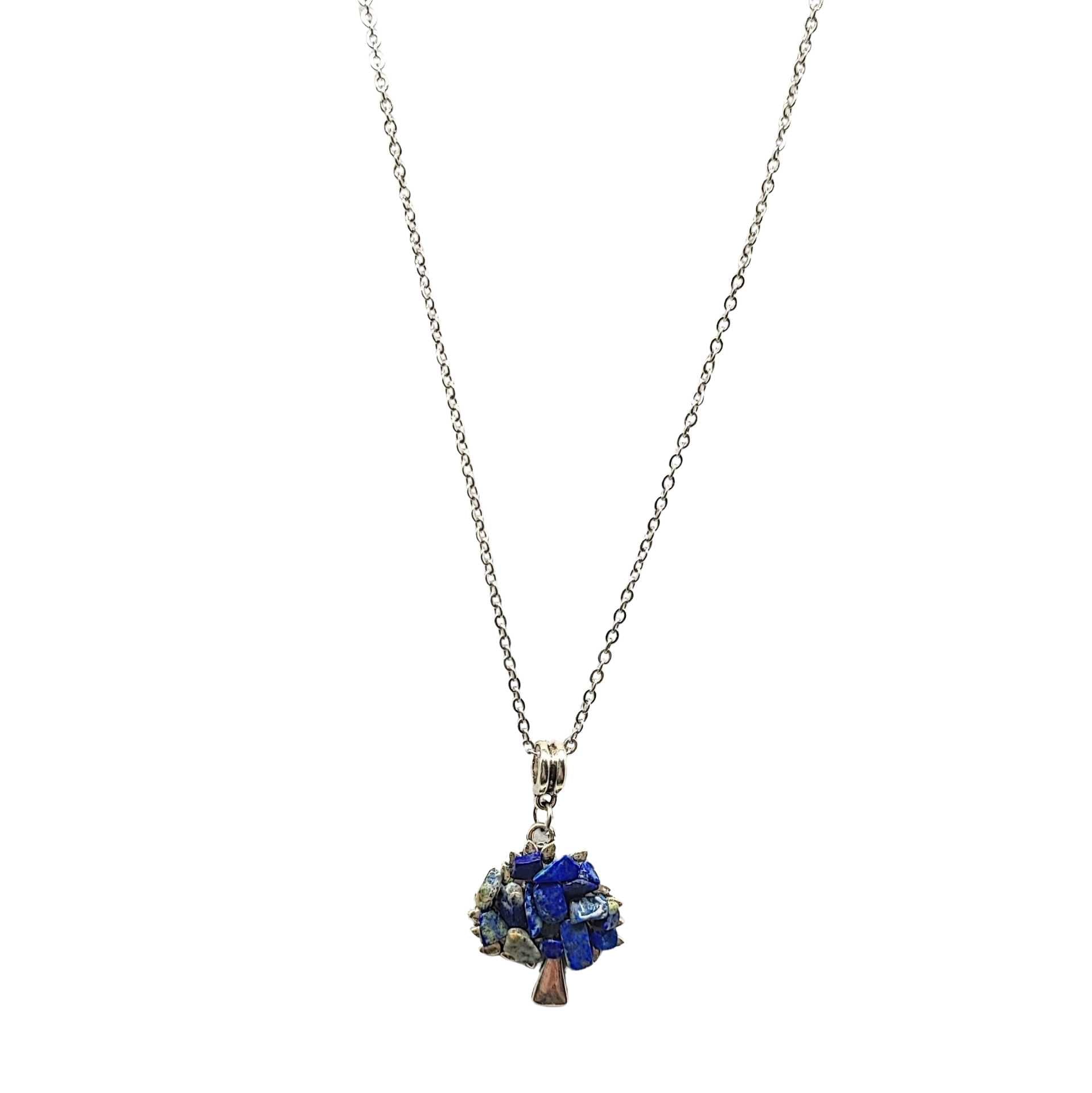 Necklace -Tree of Life Gemstone Pendants -Sodalite