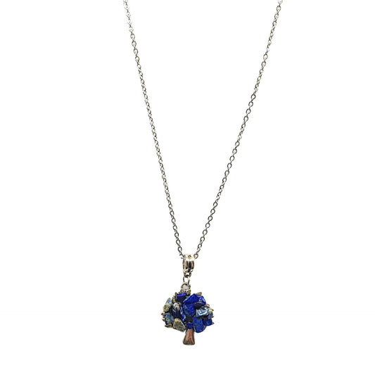 Necklace -Tree of Life Gemstone Pendants -Sodalite