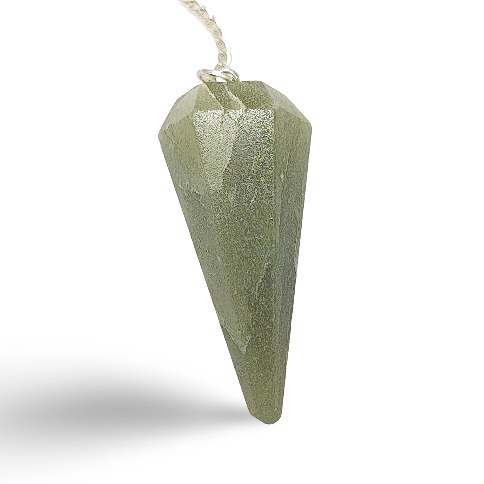 Pendulum Faceted -Green Aventurine