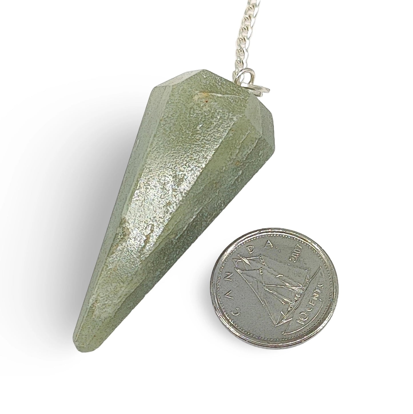 Pendulum Faceted -Green Aventurine
