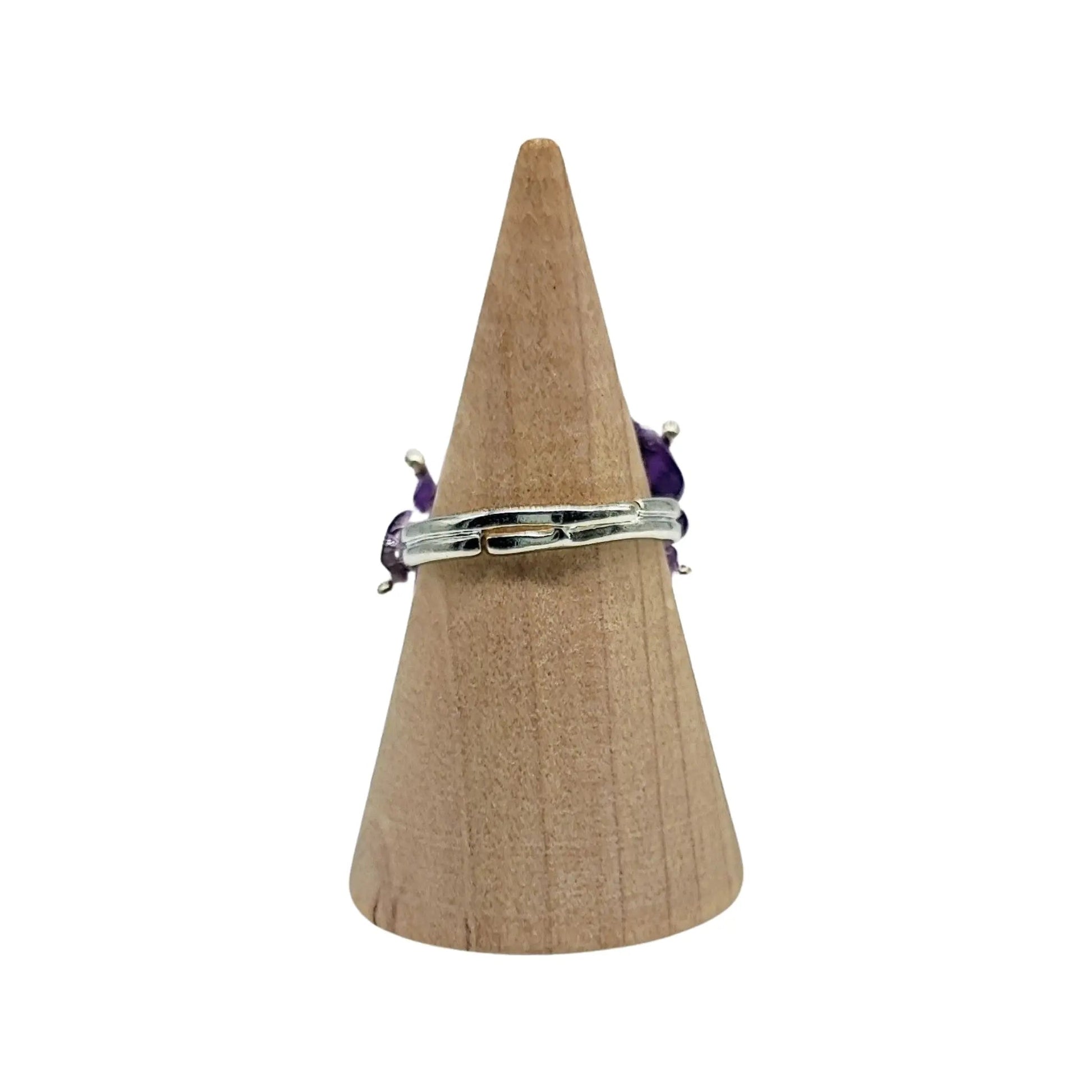 Ring -Amethyst -Adjustable