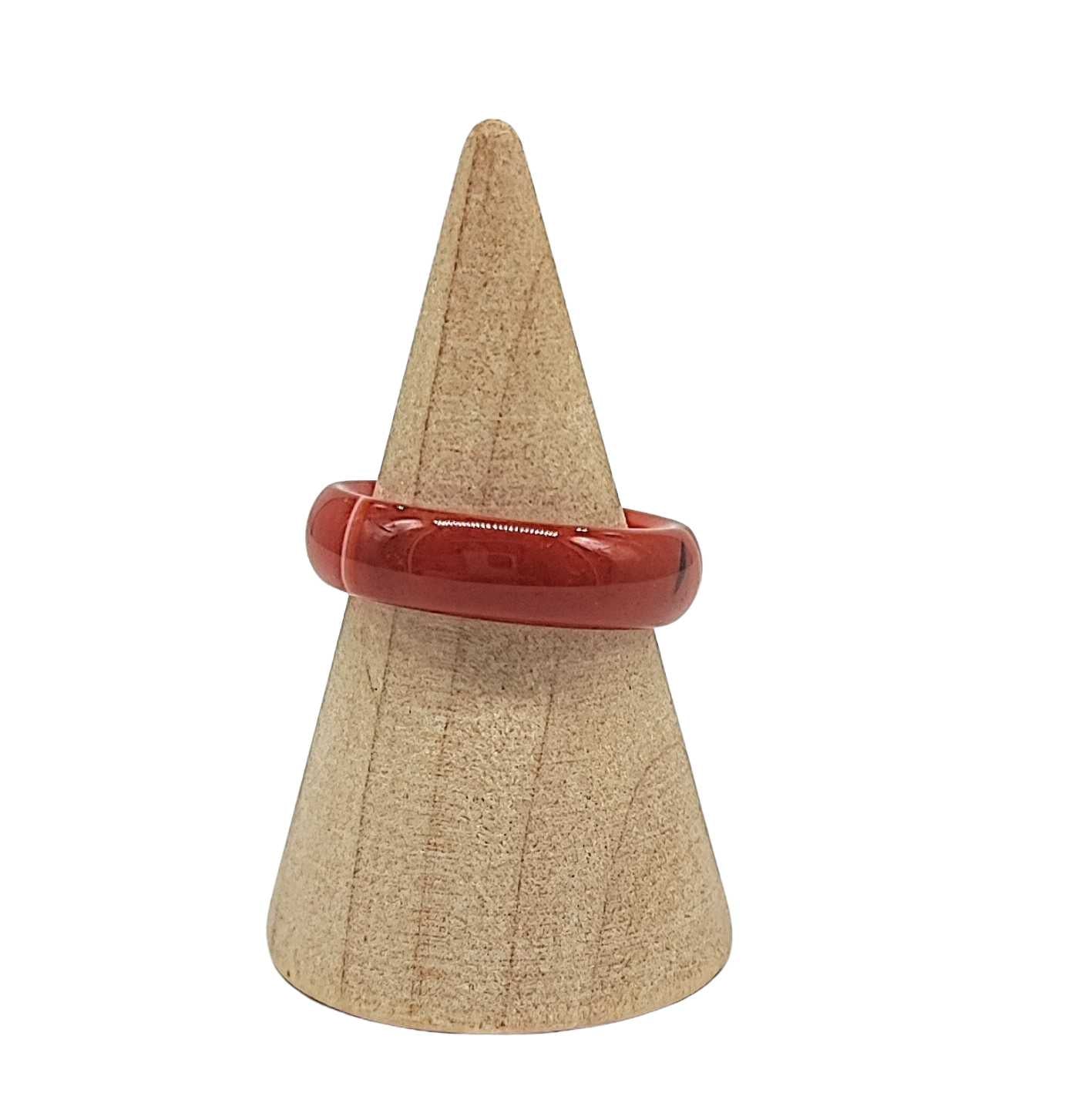 Ring -Band -Carnelian