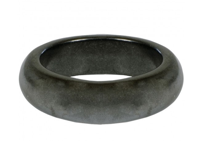 Ring -Hematite -Round -Band Magnetic- Size 6-10 Hematite Aromes Evasions