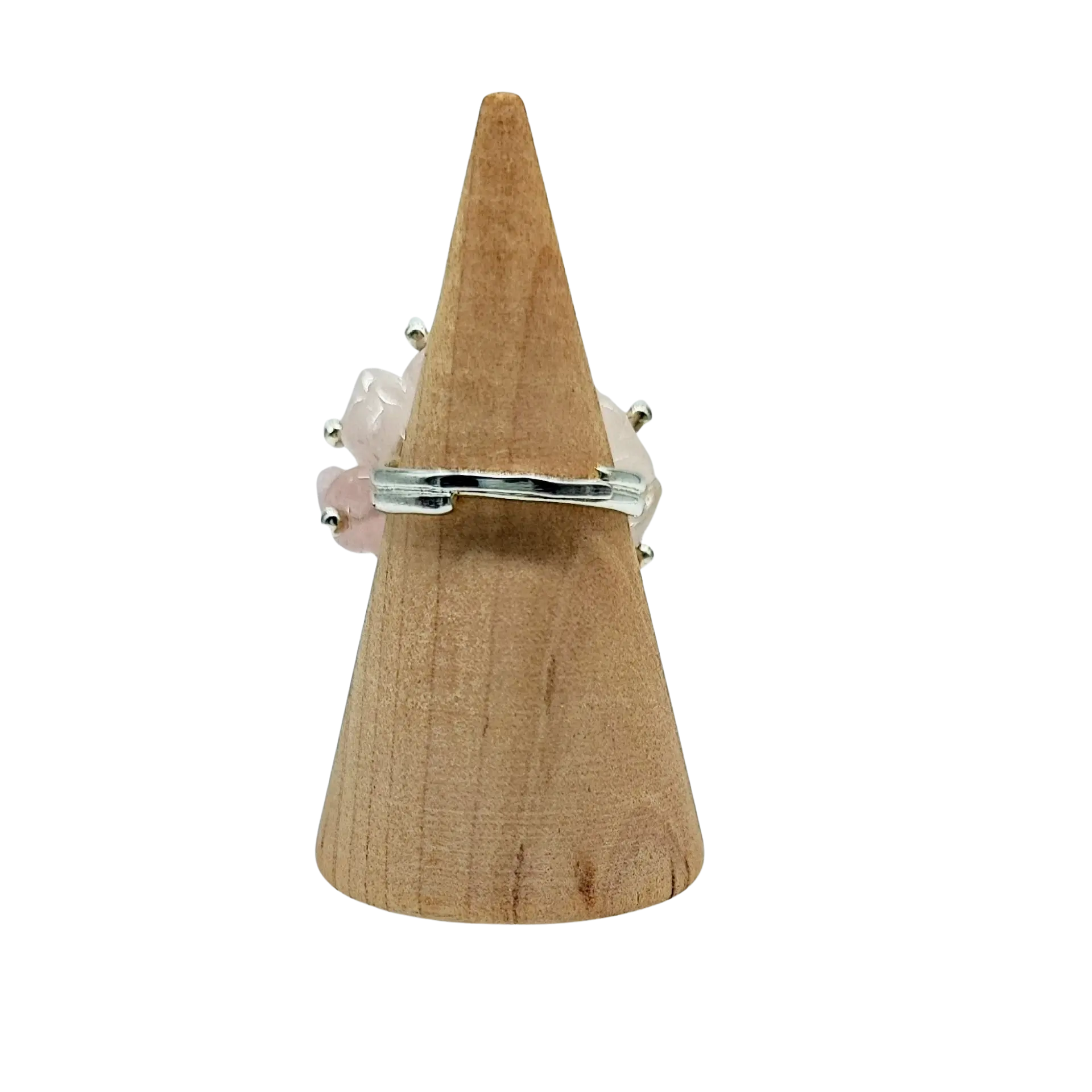 Ring -Rose Quartz -Adjustable