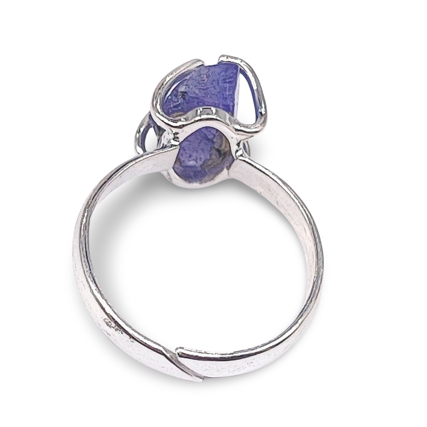 Ring -925 Sterling Silver -Adjustable -Tanzanite