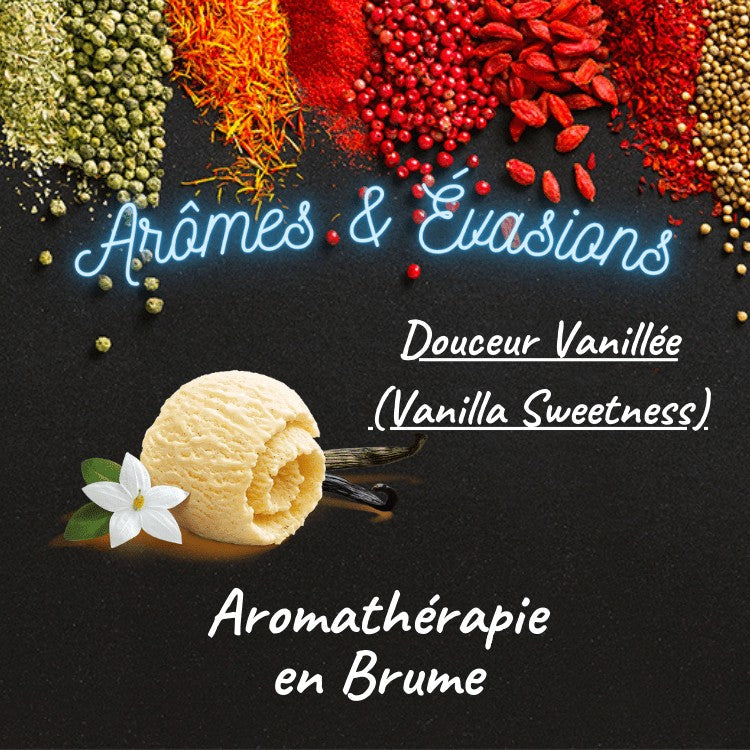 Room and Linen Mists- Sweet Vanilla -125ml Sweet Scent Aromes Evasions