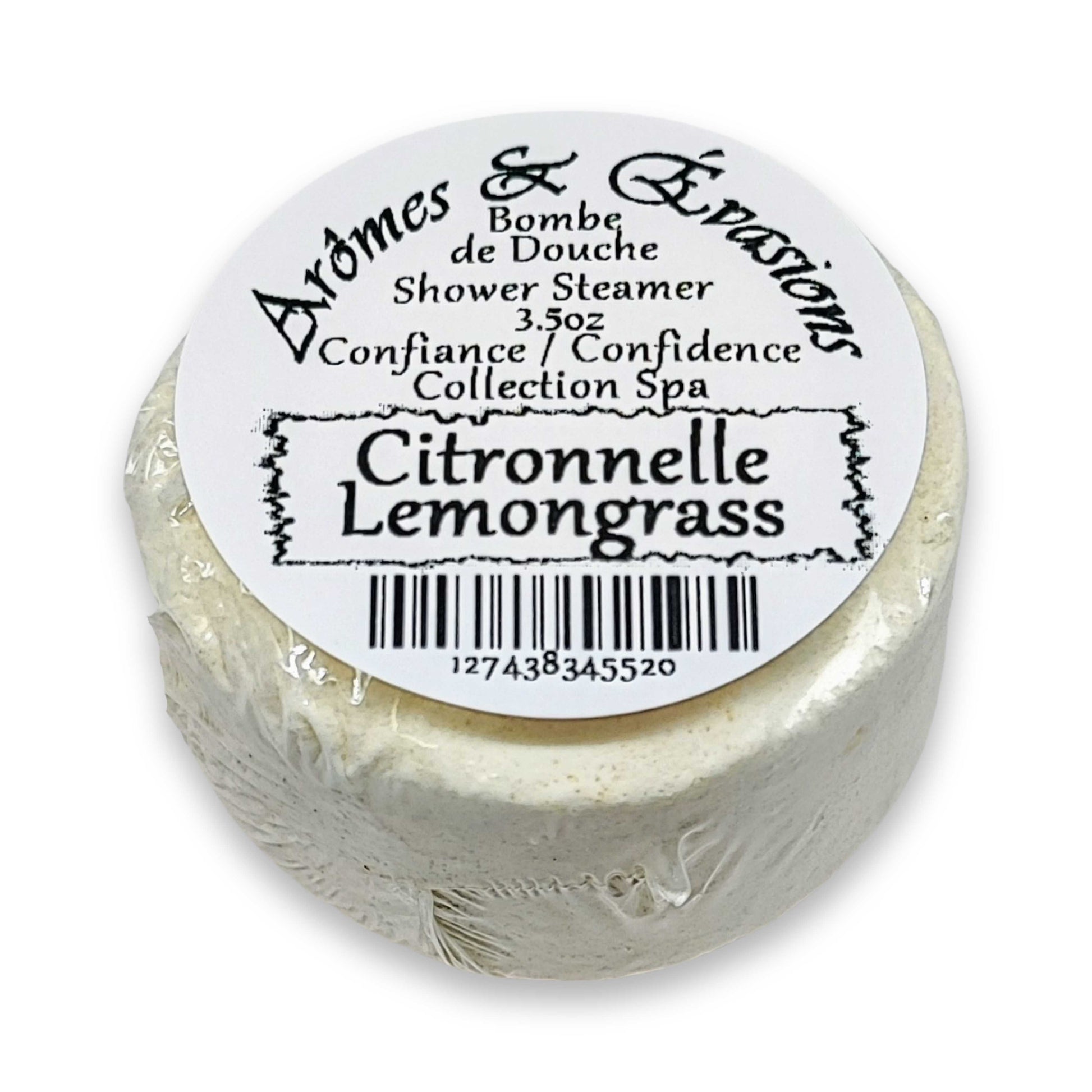 Shower Steamer -Spa Collection -Confidence -Lemongrass -Shower Steamer -Aromes Evasions
