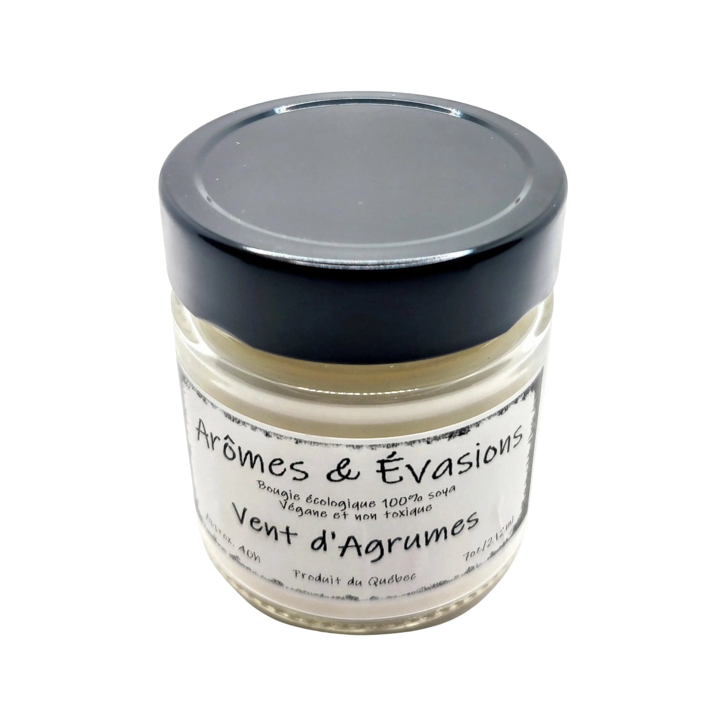 Soy Candle -Citrus Wind -7oz -7oz -Aromes Evasions
