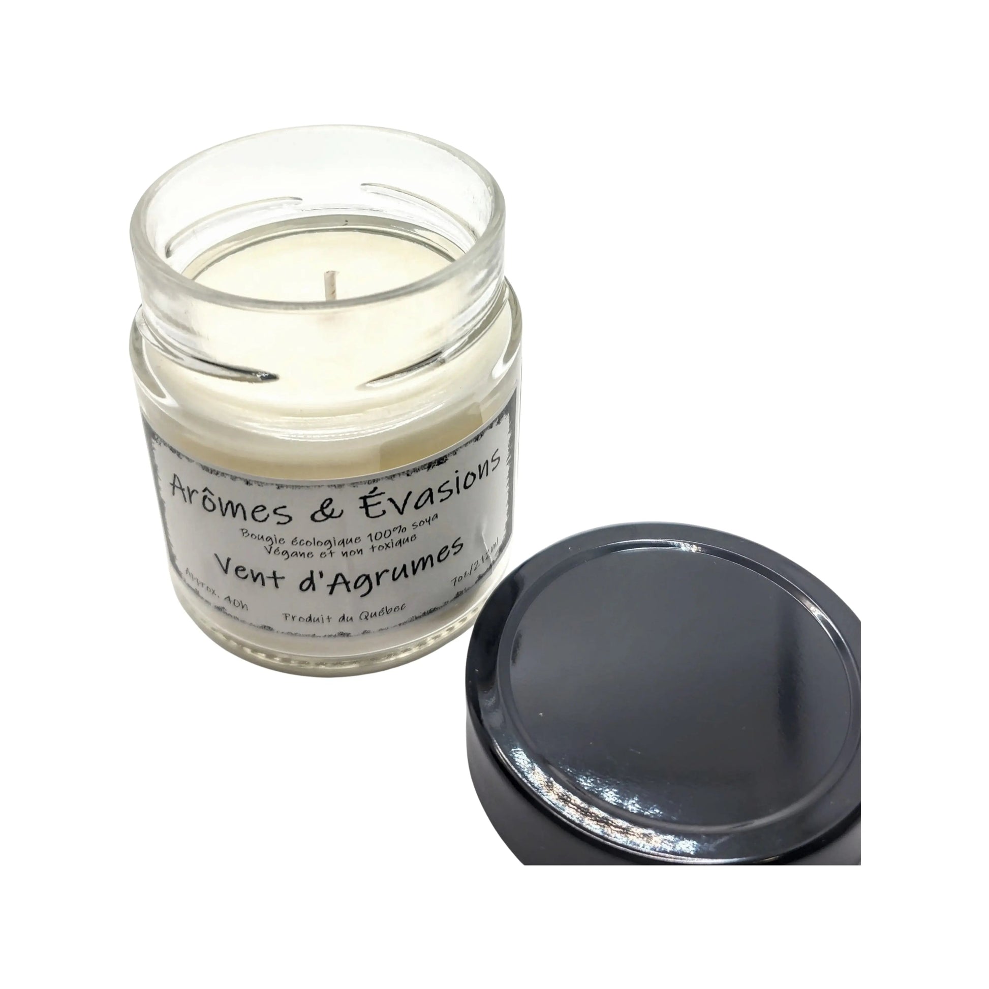 Soy Candle -Citrus Wind -7oz -7oz -Aromes Evasions