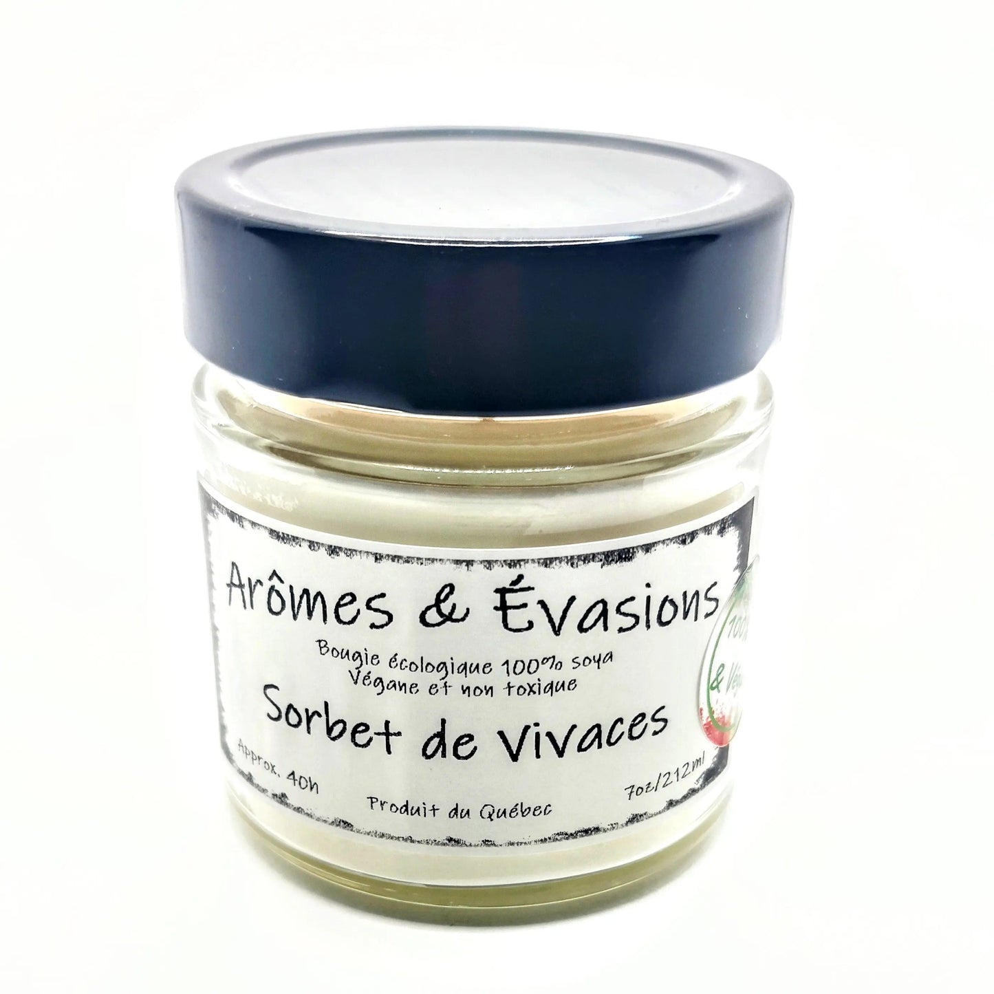 Soy Candle -Perennial Sorbet -7oz 7oz Aromes Evasions