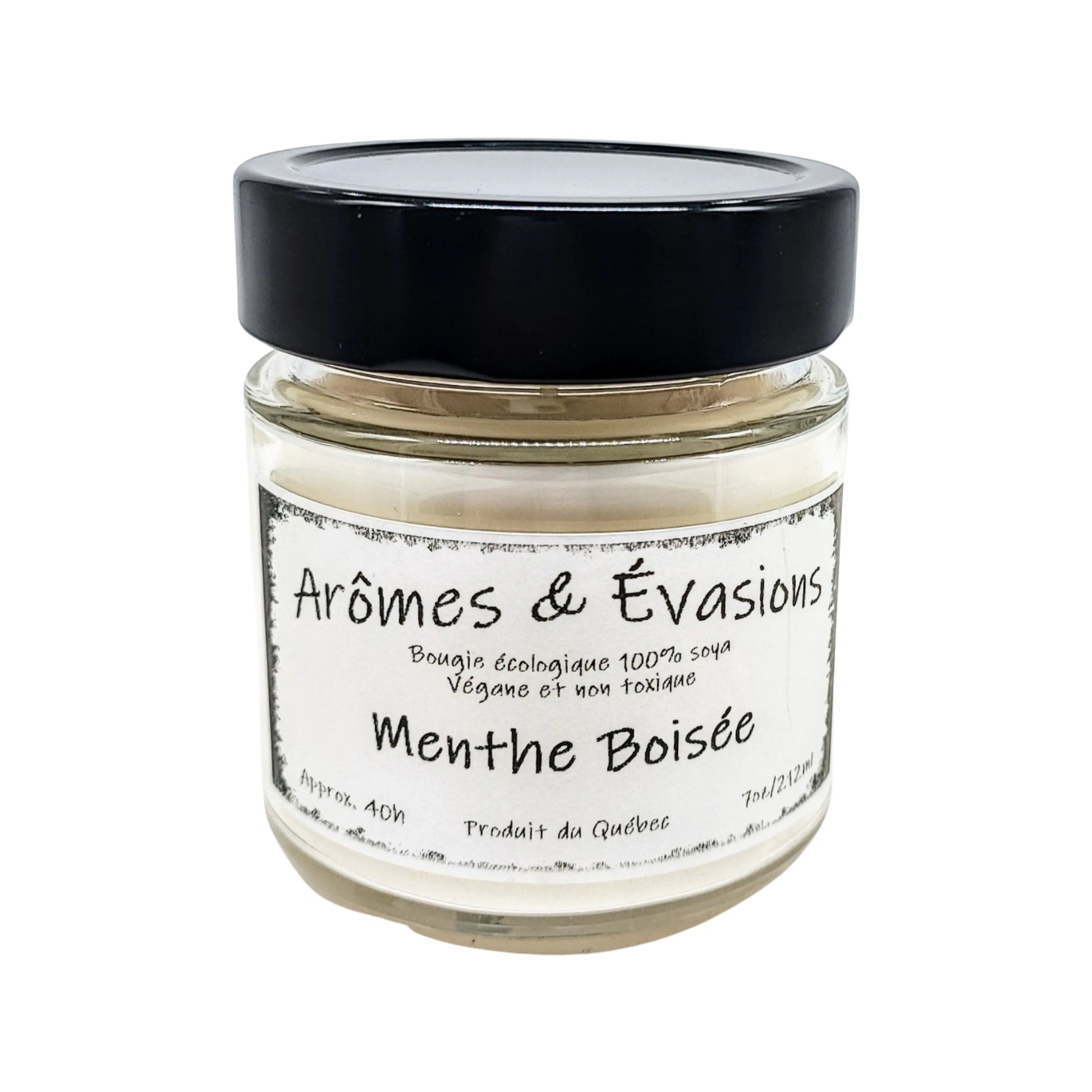 Soy Candle -Woody Mint -7oz