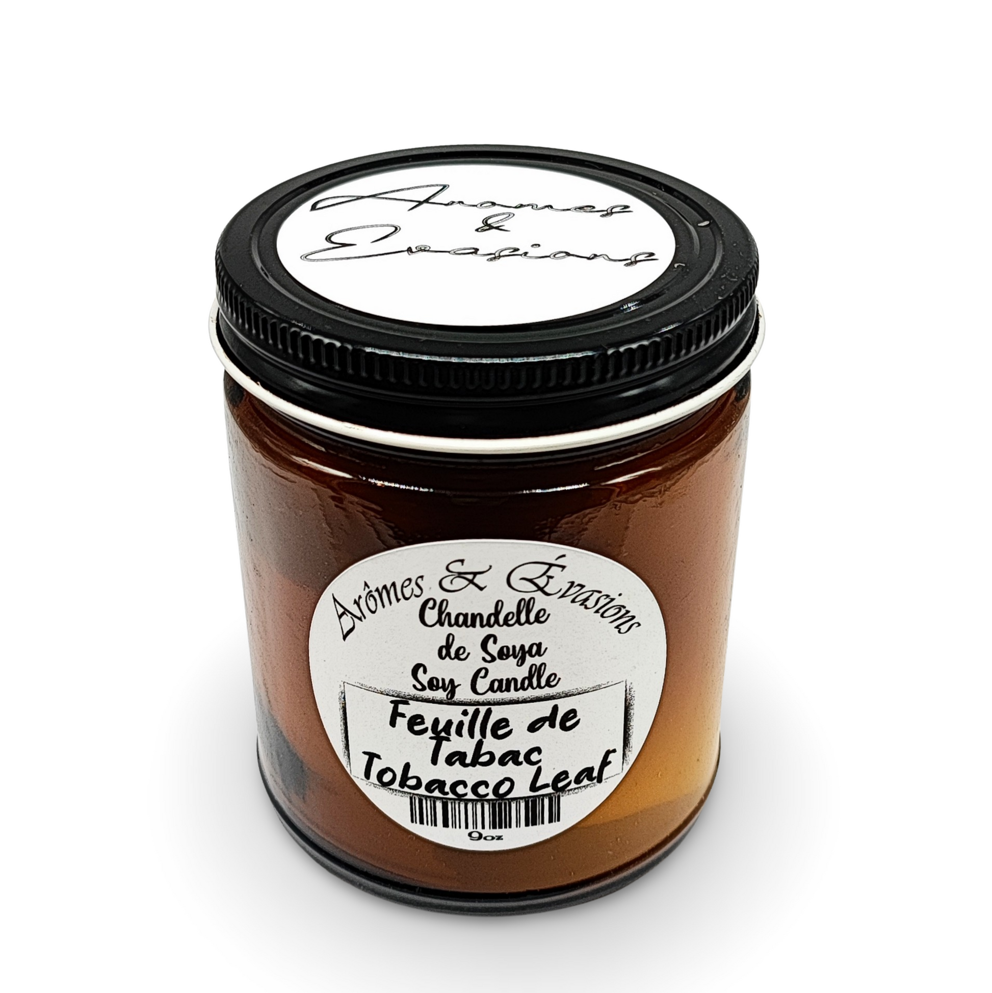 Soy Candle -Tobacco Leaf -9oz