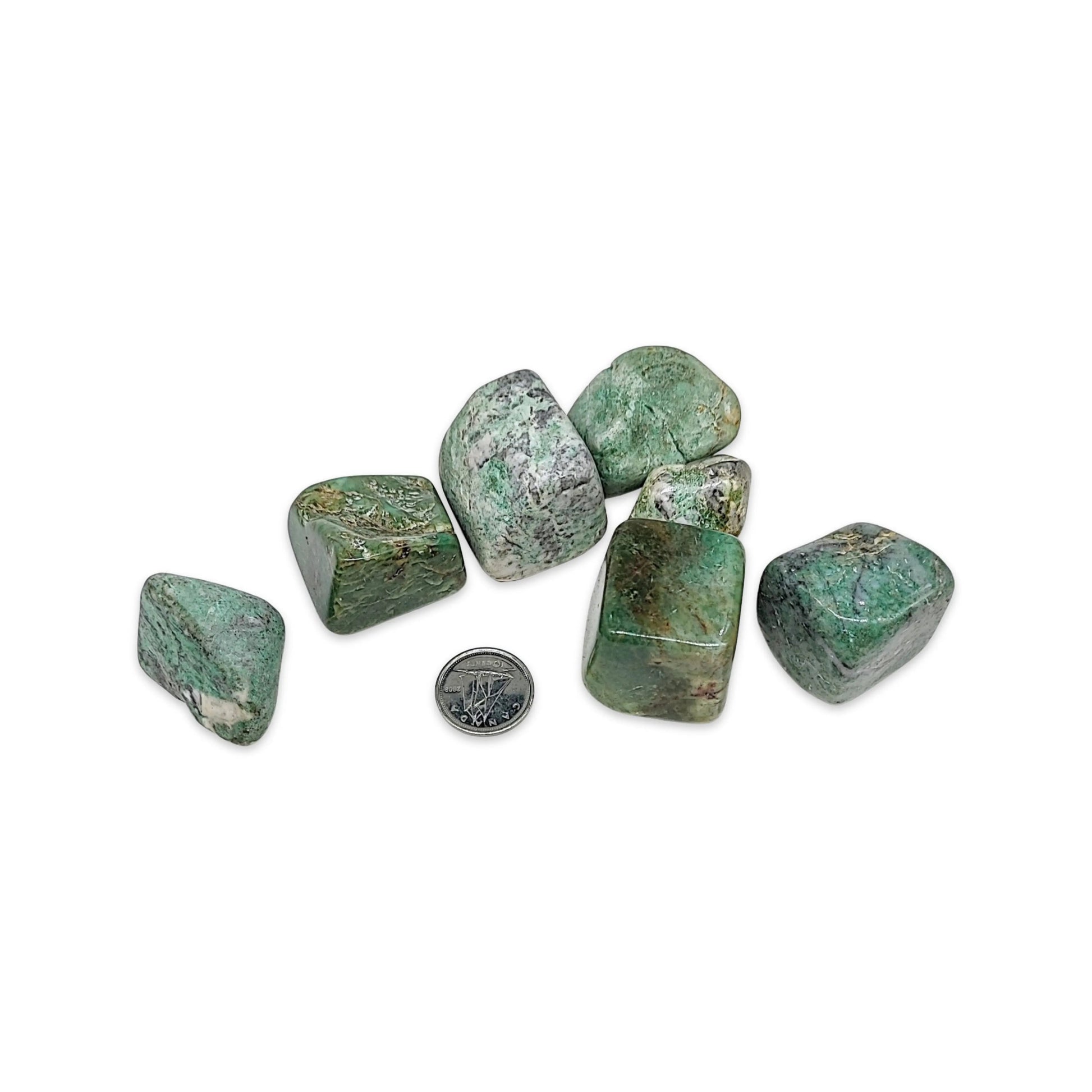 Stone -African Jade (VERDITE) -Tumbled