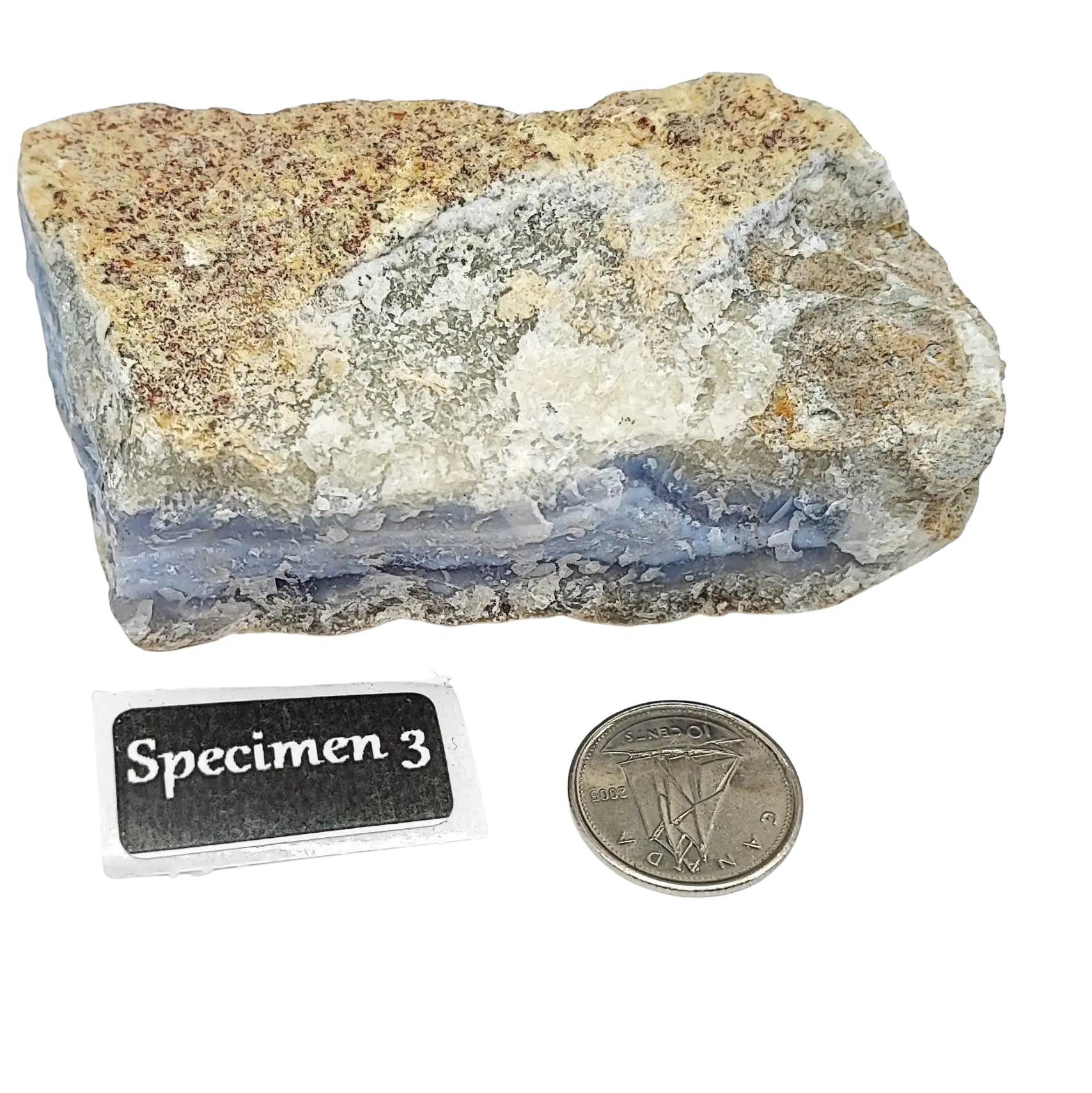 Stone -Agate -Blue Lace -Rough -Tumbled -Aromes Evasions