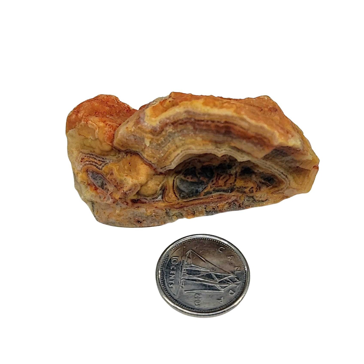 Stone -Agate -Crazy Lace -Rough -Rough -Aromes Evasions