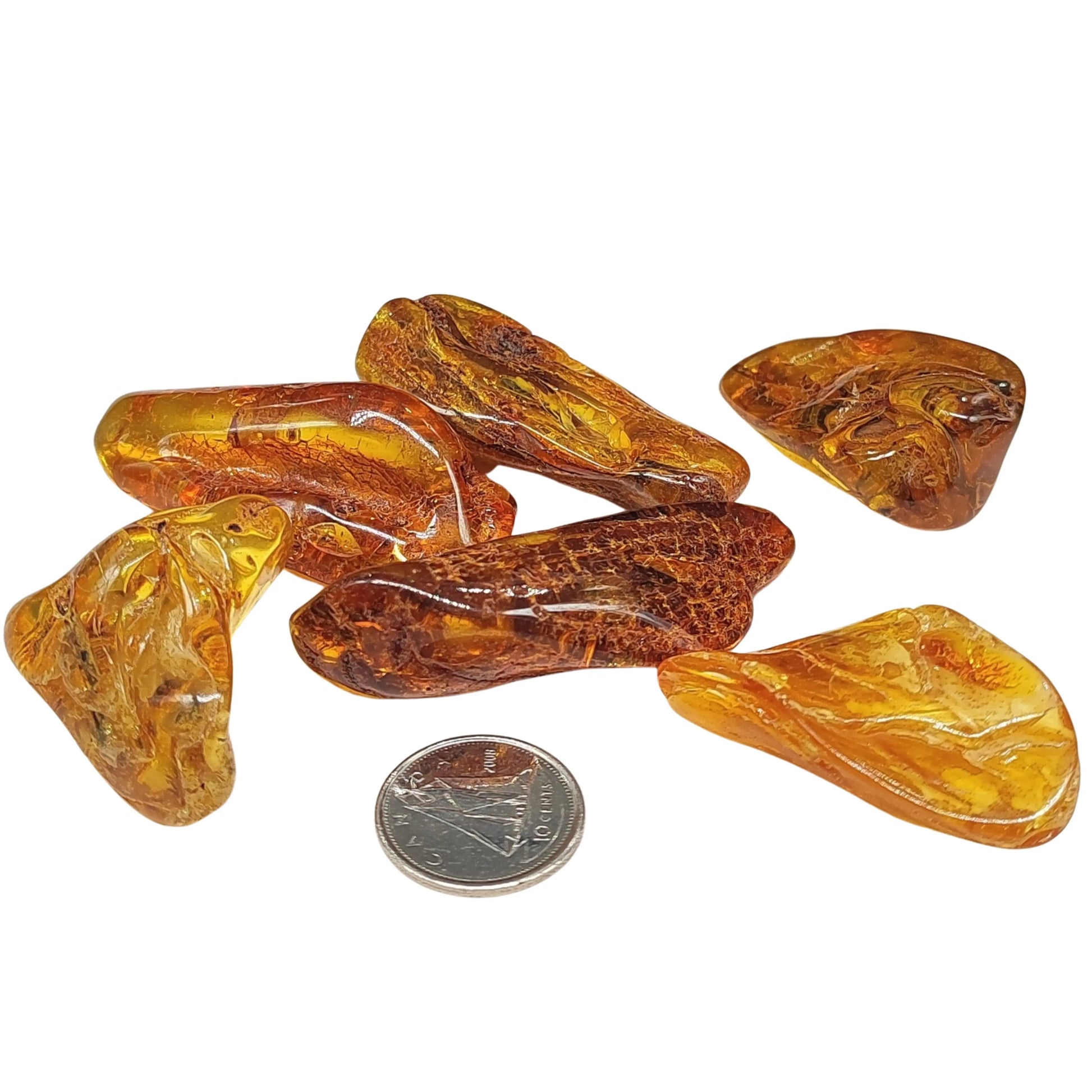 Stone - Amber - Tumbled