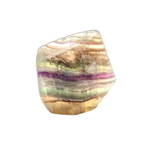 Stone -Fluorite -Rainbow -Tumbled -188g Chunk Aromes Evasions